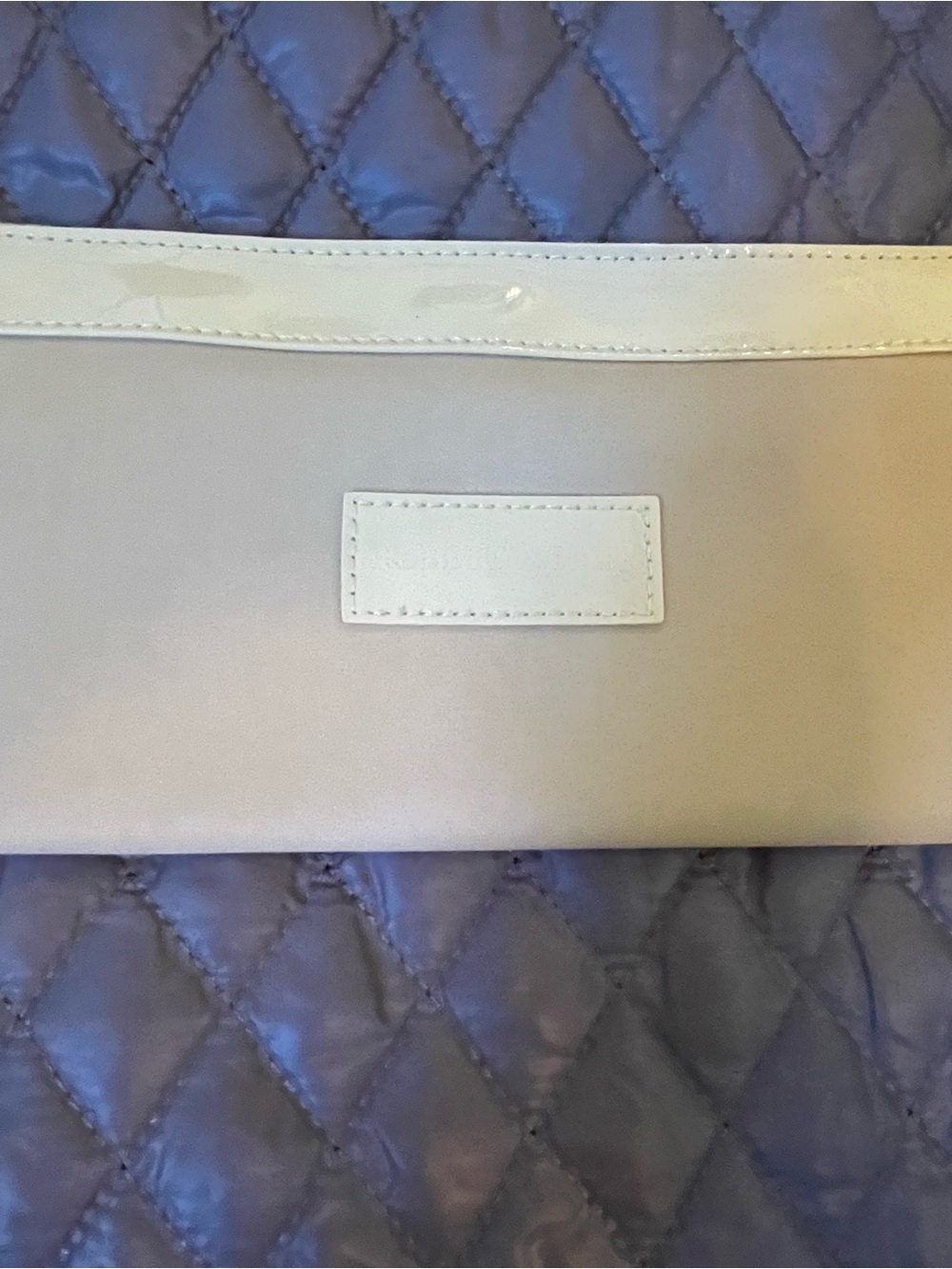 Roberto Coin Cream and Light Beige Logo Patch Jewelry Storage Pouch